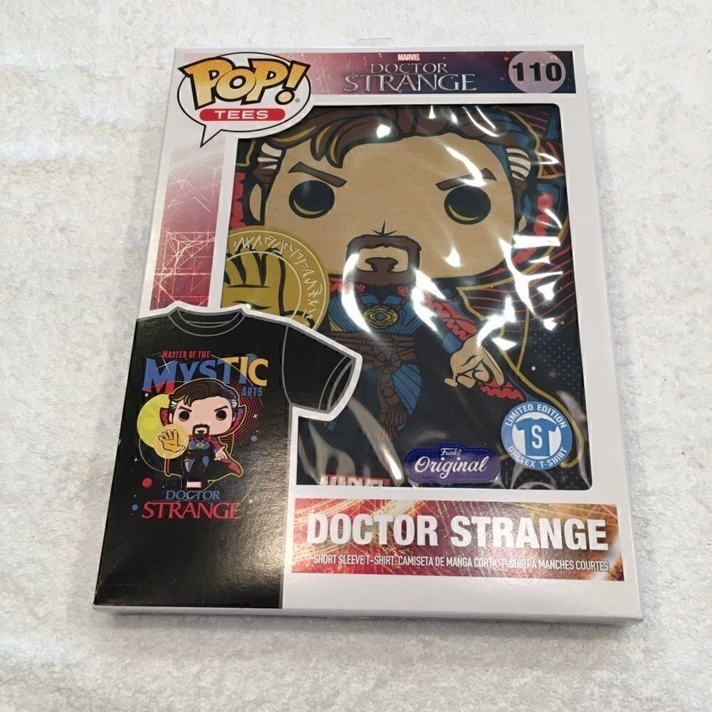 NWT Dr Strange Marvel Pop Tees Small short sleeved in gift box